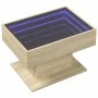 Center table and LED engineered wood Sonoma oak 70x50x45 cm by , Coffee table - Ref: Foro24-847534, Price: 110,97 €, Discount: %