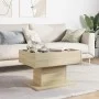 Center table and LED engineered wood Sonoma oak 70x50x45 cm by , Coffee table - Ref: Foro24-847534, Price: 110,97 €, Discount: %
