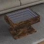 Mitteltisch und LED aus geräucherter Eichen-Ingenieurholz 70x50x45cm. von , Couchtisch - Ref: Foro24-847536, Preis: 118,36 €,...