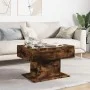 Mitteltisch und LED aus geräucherter Eichen-Ingenieurholz 70x50x45cm. von , Couchtisch - Ref: Foro24-847536, Preis: 118,36 €,...