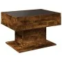 Mitteltisch und LED aus geräucherter Eichen-Ingenieurholz 70x50x45cm. von , Couchtisch - Ref: Foro24-847536, Preis: 118,36 €,...