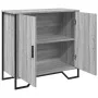 Ingenieurholz-Sideboard in Sonoma-Grau 78x35,5x74,5 cm von , Sideboards - Ref: Foro24-848542, Preis: 69,96 €, Rabatt: %