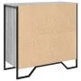 Ingenieurholz-Sideboard in Sonoma-Grau 78x35,5x74,5 cm von , Sideboards - Ref: Foro24-848542, Preis: 69,96 €, Rabatt: %