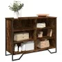 Engineered wood smoked oak sideboard 101x35.5x74.5 cm by , Sideboards - Ref: Foro24-848556, Price: 69,84 €, Discount: %