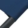 Garden lounger with blue awning by vidaXL, Loungers - Ref: Foro24-313527, Price: 93,40 €, Discount: %