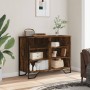 Engineered wood smoked oak sideboard 101x35.5x74.5 cm by , Sideboards - Ref: Foro24-848556, Price: 71,22 €, Discount: %