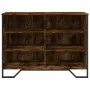 Engineered wood smoked oak sideboard 101x35.5x74.5 cm by , Sideboards - Ref: Foro24-848556, Price: 69,84 €, Discount: %