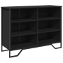 Ingenieurholz-Sideboard schwarz 101x35,5x74,5 cm von , Sideboards - Ref: Foro24-848554, Preis: 72,99 €, Rabatt: %