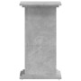 Pflanzenständer aus grauem Beton-Ingenieurholz, 33x33x60 cm. von , Topfständer - Ref: Foro24-852963, Preis: 40,83 €, Rabatt: %