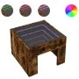 Nachttisch mit Infinity LED in geräucherter Eiche 40x40x30 cm von , Nachttische - Ref: Foro24-3284074, Preis: 57,29 €, Rabatt: %