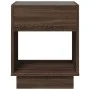 Bedside table with Infinity LED brown oak 40x40x50 cm by , Nightstands - Ref: Foro24-3284083, Price: 68,22 €, Discount: %
