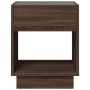 Nachttisch mit Infinity LED in Eichenbraun 40x40x50 cm von , Nachttische - Ref: Foro24-3284083, Preis: 69,21 €, Rabatt: %