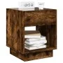 Nachttisch mit Infinity LED in geräucherter Eiche 40x40x50 cm von , Nachttische - Ref: Foro24-3284081, Preis: 69,33 €, Rabatt: %