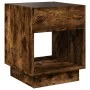 Nachttisch mit Infinity LED in geräucherter Eiche 40x40x50 cm von , Nachttische - Ref: Foro24-3284081, Preis: 69,33 €, Rabatt: %