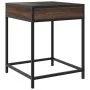 Bedside table with Infinity LED brown oak 40x40x51 cm by , Nightstands - Ref: Foro24-3284095, Price: 54,38 €, Discount: %