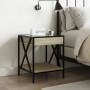 Bedside table with Infinity LED Sonoma oak 40x40x49 cm by , Nightstands - Ref: Foro24-3284097, Price: 66,40 €, Discount: %