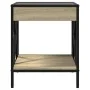 Mesita de noche con Infinity LED roble Sonoma 40x40x49 cm de , Mesitas de noche - Ref: Foro24-3284097, Precio: 65,32 €, Descu...