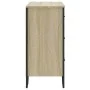 Engineered wood chest of drawers in Sonoma oak 91x35.5x74.5 cm by , Drawers - Ref: Foro24-3295303, Price: 158,68 €, Discount: %
