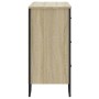 Schubladenkommode aus Sonoma-Eichenfurnierholz 91x35,5x74,5 cm von , Schubladen - Ref: Foro24-3295303, Preis: 161,06 €, Rabat...