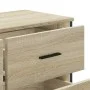 Engineered wood chest of drawers in Sonoma oak 91x35.5x74.5 cm by , Drawers - Ref: Foro24-3295303, Price: 158,68 €, Discount: %