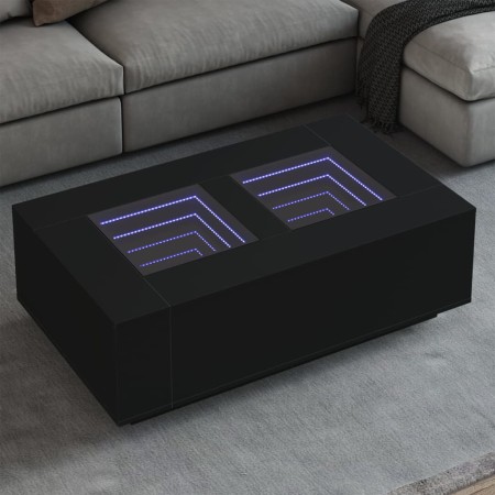 Mittelkonsole mit LED Infinity schwarz 116x69x40 cm von , Couchtisch - Ref: Foro24-3284057, Preis: 174,17 €, Rabatt: %