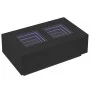 Black LED coffee table Infinity 116x69x40 cm by , Coffee table - Ref: Foro24-3284057, Price: 171,47 €, Discount: %