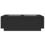 Black LED coffee table Infinity 116x69x40 cm by , Coffee table - Ref: Foro24-3284057, Price: 171,47 €, Discount: %