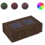 Coffee table with Infinity LED brown oak 116x69x40 cm by , Coffee table - Ref: Foro24-3284062, Price: 168,72 €, Discount: %