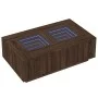 Coffee table with Infinity LED brown oak 116x69x40 cm by , Coffee table - Ref: Foro24-3284062, Price: 168,72 €, Discount: %