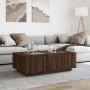 Coffee table with Infinity LED brown oak 116x69x40 cm by , Coffee table - Ref: Foro24-3284062, Price: 168,72 €, Discount: %