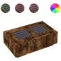 Coffee table with Infinity LED smoked oak 116x69x40 cm by , Coffee table - Ref: Foro24-3284060, Price: 190,20 €, Discount: %