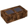 Coffee table with Infinity LED smoked oak 116x69x40 cm by , Coffee table - Ref: Foro24-3284060, Price: 192,96 €, Discount: %