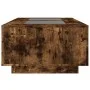 Coffee table with Infinity LED smoked oak 116x69x40 cm by , Coffee table - Ref: Foro24-3284060, Price: 190,20 €, Discount: %