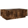 Coffee table with Infinity LED smoked oak 116x69x40 cm by , Coffee table - Ref: Foro24-3284060, Price: 192,96 €, Discount: %