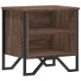 Engineered wood brown oak bedside table 40x30x40 cm by , Nightstands - Ref: Foro24-848502, Price: 35,62 €, Discount: %