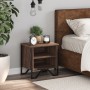 Engineered wood brown oak bedside table 40x30x40 cm by , Nightstands - Ref: Foro24-848502, Price: 36,18 €, Discount: %