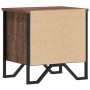 Engineered wood brown oak bedside table 40x30x40 cm by , Nightstands - Ref: Foro24-848502, Price: 36,18 €, Discount: %
