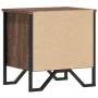 Engineered wood brown oak bedside table 40x30x40 cm by , Nightstands - Ref: Foro24-848502, Price: 35,62 €, Discount: %