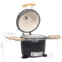 Kamado Barbacoa Parrilla Quemador Cerámica 44 Cm de vidaXL, Barbacoas - Ref: Foro24-41140, Precio: 357,53 €