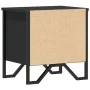 Black plywood bedside table 40x30x40 cm by , Nightstands - Ref: Foro24-848514, Price: 38,12 €, Discount: %