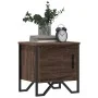 Mesitas noche 2 uds madera ingeniería marrón roble 40x30x40 cm de , Mesitas de noche - Ref: Foro24-848523, Precio: 48,84 €, D...