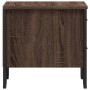 Zwei Nachttische aus braunem Eichenfurnierholz, 40x30x40 cm. von , Nachttische - Ref: Foro24-848523, Preis: 49,50 €, Rabatt: %