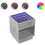 Couchtisch mit Infinity LED in Betongrau 40x40x50 cm von , Couchtisch - Ref: Foro24-847647, Preis: 74,08 €, Rabatt: %