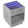 Couchtisch mit Infinity LED in Betongrau 40x40x50 cm von , Couchtisch - Ref: Foro24-847647, Preis: 74,08 €, Rabatt: %