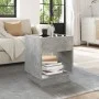 Coffee table with Infinity LED concrete gray 40x40x50 cm by , Coffee table - Ref: Foro24-847647, Price: 72,88 €, Discount: %