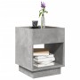 Coffee table with Infinity LED concrete gray 40x40x50 cm by , Coffee table - Ref: Foro24-847647, Price: 74,08 €, Discount: %
