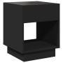 Coffee table with Infinity LED black 40x40x50 cm by , Coffee table - Ref: Foro24-847645, Price: 69,32 €, Discount: %