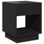 Coffee table with Infinity LED black 40x40x50 cm by , Coffee table - Ref: Foro24-847645, Price: 68,22 €, Discount: %