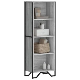 Engineered wood bookshelf in Sonoma grey, 50x31x137.5 cm by , Bookcases and shelves - Ref: Foro24-848612, Price: 61,47 €, Dis...