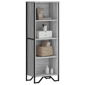 Estantería de madera de ingeniería gris Sonoma 50x31x137,5 cm de , Librerías y estanterías - Ref: Foro24-848612, Precio: 62,2...